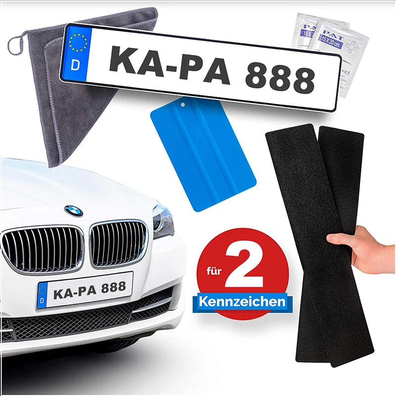 Custom Adhesive License Plate Holder Frameless Black Weather-proof Number  Plate Holder For Vehicles - Buy Custom Adhesive License Plate Holder  Frameless Black Weather-proof Number Plate Holder For Vehicles Product on