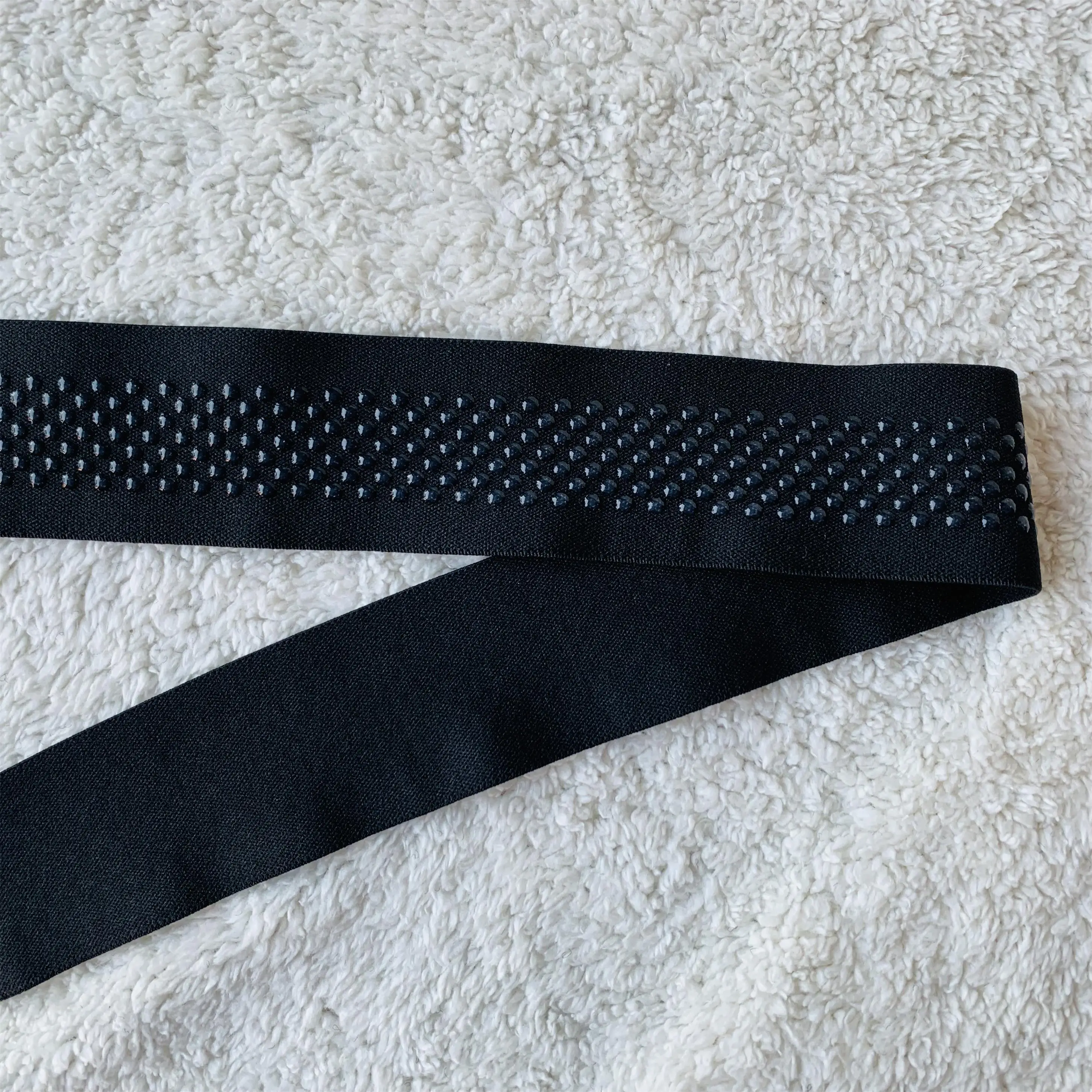 5cm Wide Silicone Dots Pattern Printed Gripper Elastic Band