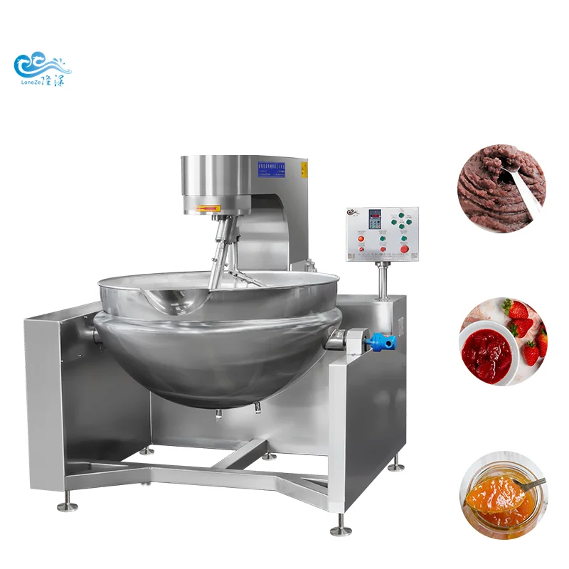 Fried Eggs Cooking Mixer Pot Jacketed Cooking Mixer Planetary Automatic Cooking Mixer Machine for Nut