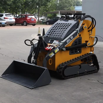 Deposit CE EPA EURO5 gasoline household garden crawler 380kg international small skid steer loader