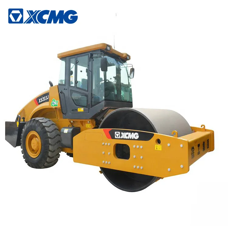 XCMG официальный XS203J уплотнительный Вибрационный ролик 20 тонн использованный вибрационный Двойной барабанный дорожный каток
