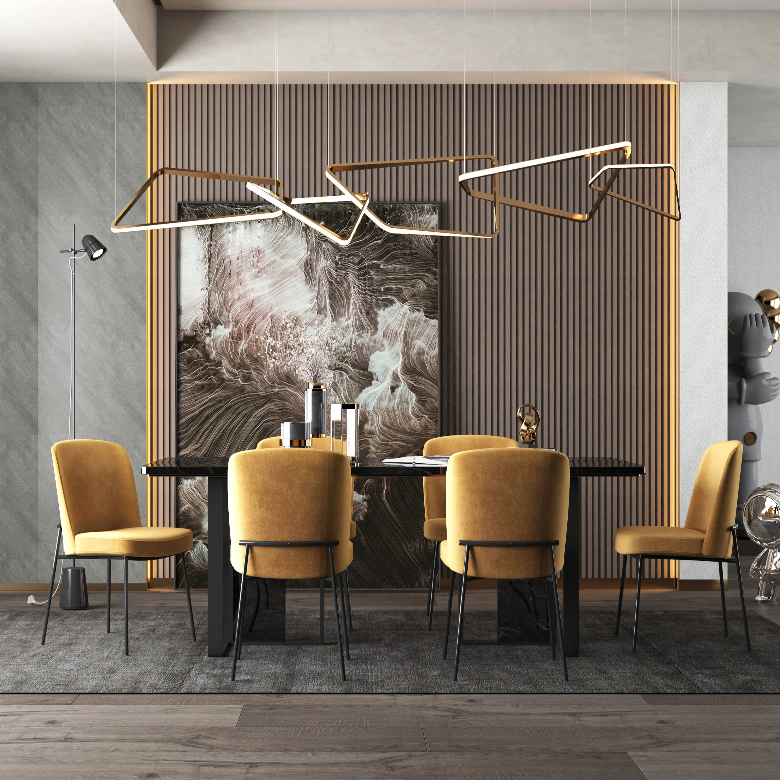 Melinco 176 PVC Dekoratif Duvar ve Tavan Panelleri Sahte Ahşap Oturma Odası Duvar Kaplaması Modern Tasarım Ev Kullanımı Duvar Paneli