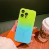 Verde cielo azul