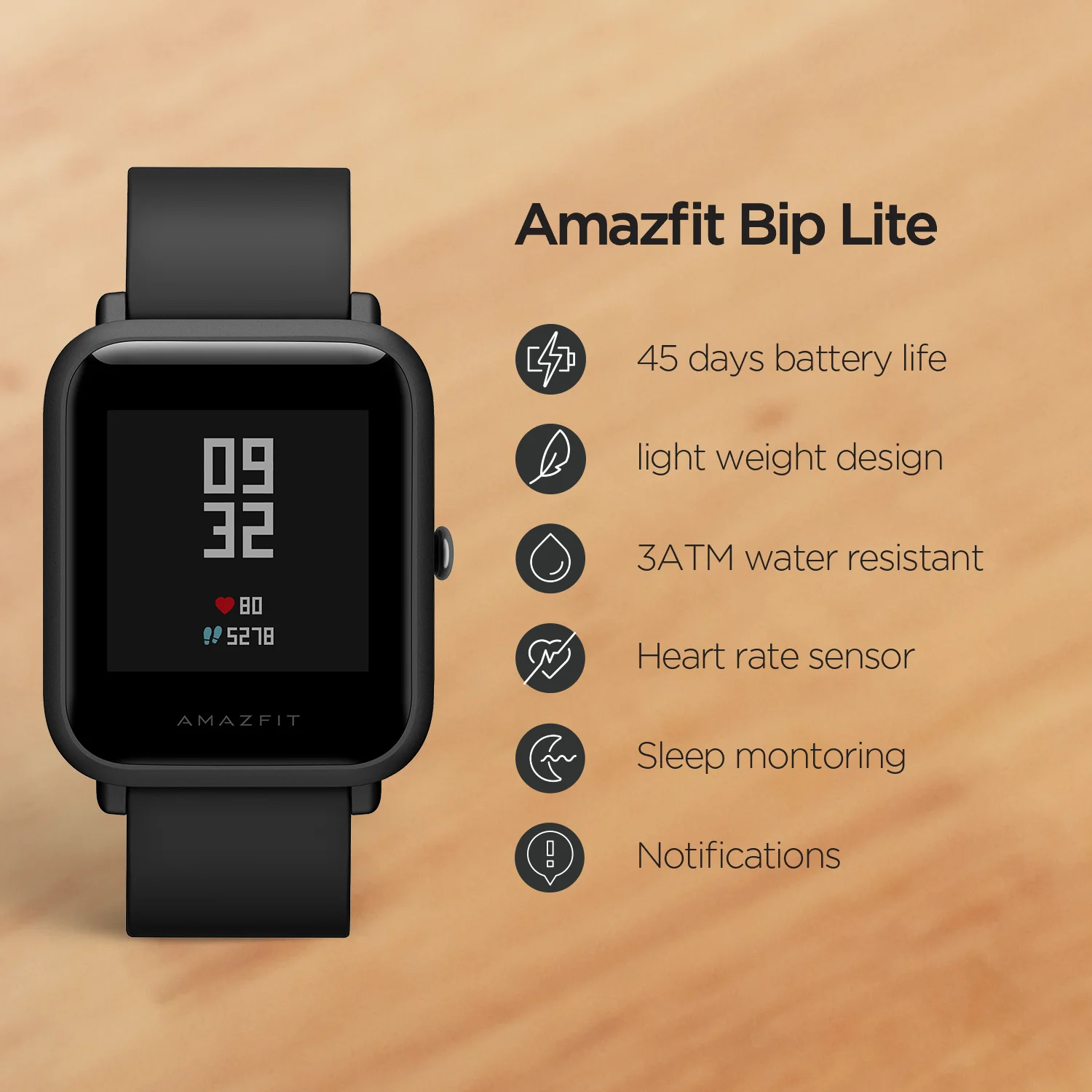 Amazfit Bip Yi Smart Watch Amazfit Bip Lite 45-Day Battery Life