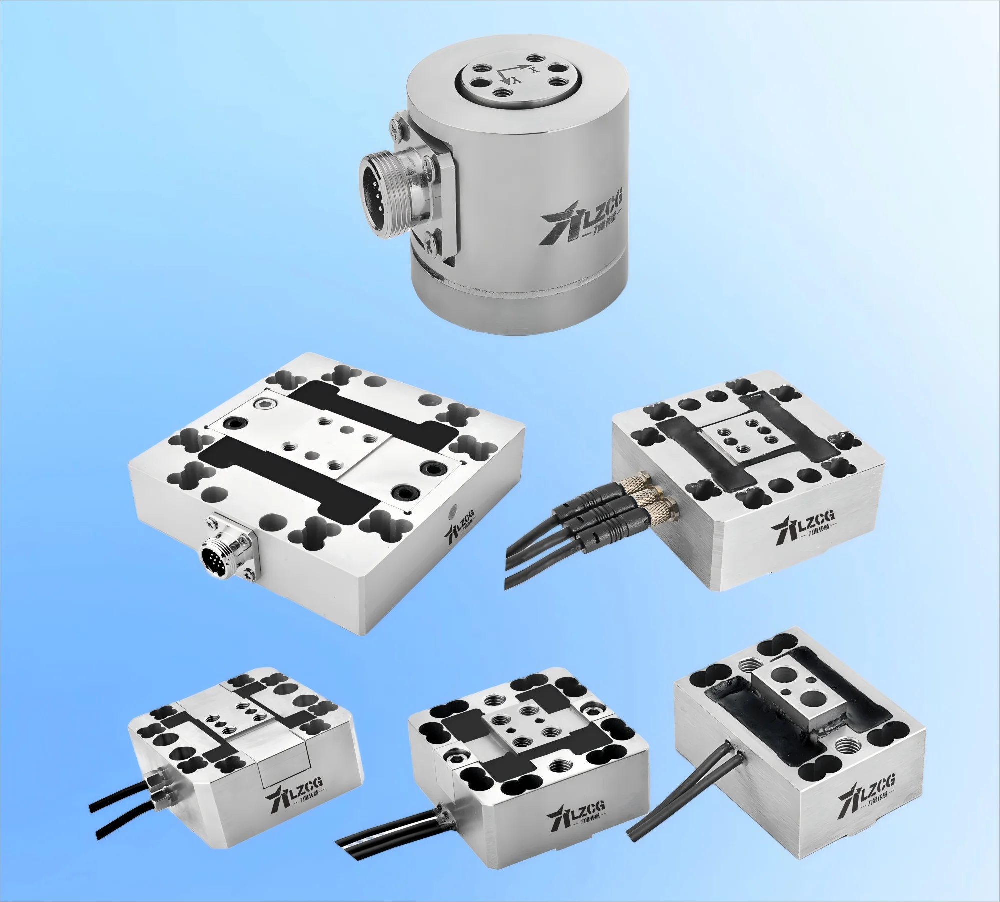 LF-303L Multi-Axis Force Sensor XYZ 0-20kg Aluminum/Stainless Steel ...