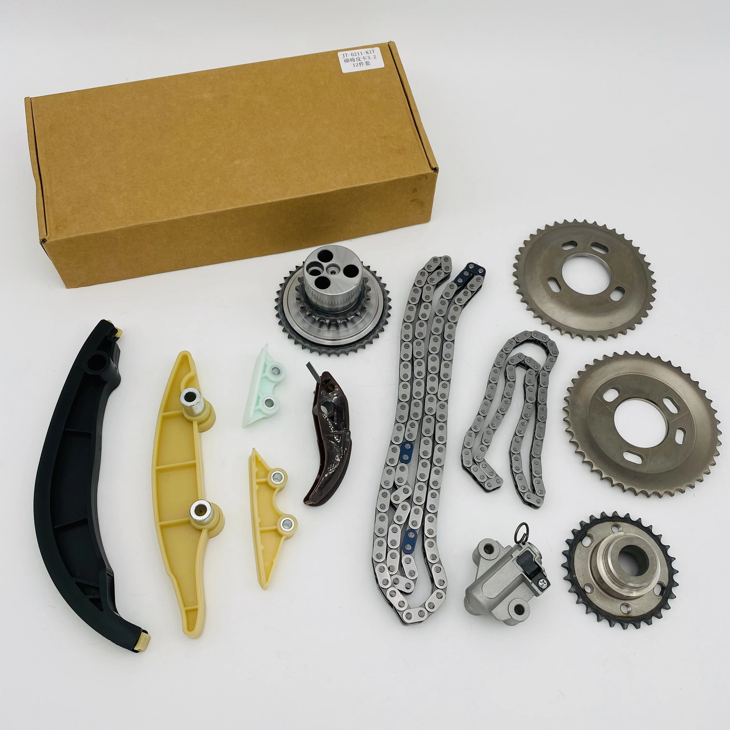 Timing Chain Kit 6c1q6268bb Bk3q6k254ab 6c1q6k261 1704087 Bk2q-6268-aa ...