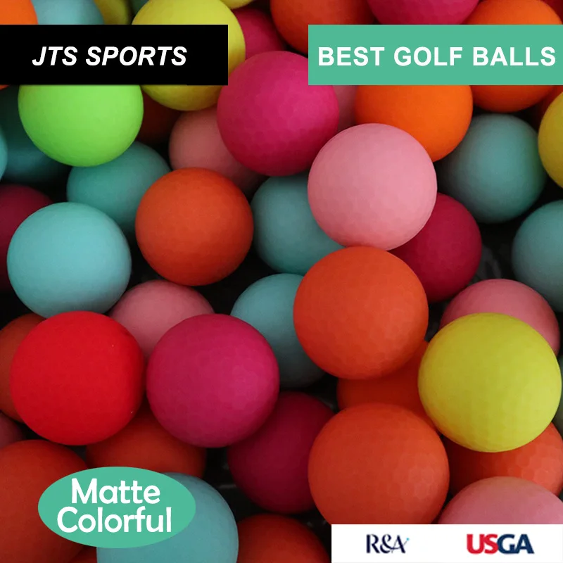 New Golf Tour Ball 2 3 4 Pcs Colors Matte Cover Cheap Durable Surlyn