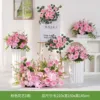 Pink floral arrangement D [Water label not included]