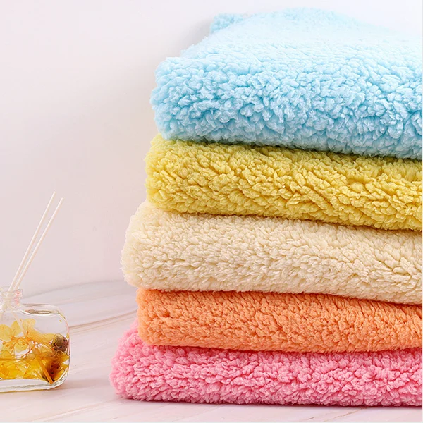Shaoxing Textile Supplier 100 Polyester Super Soft Cotton Sherpa