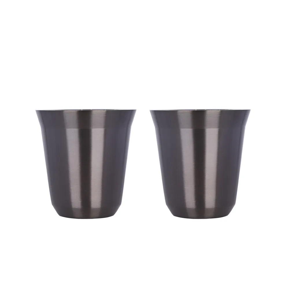 Insulation Nespresso Pixie Coffee Cup 80ml/150ml Double Wall Stainless  Steel Espresso Cup Capsule Shape Cute Thermo Coffee Mugs - AliExpress