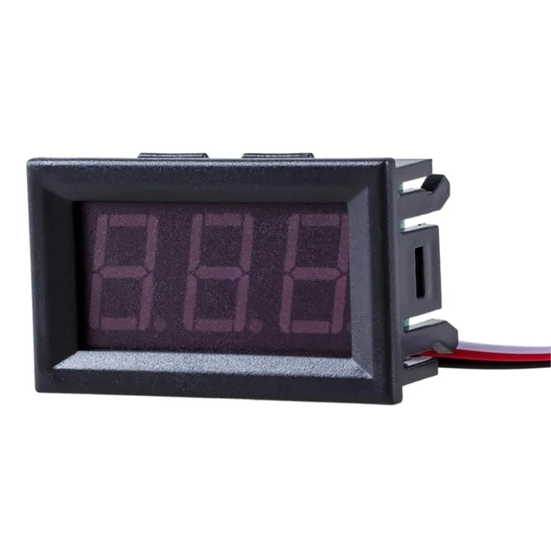 DC 0-100V 3 Wire LED Digital Display Panel Volt Meter Voltage Voltmeter Car Moto 