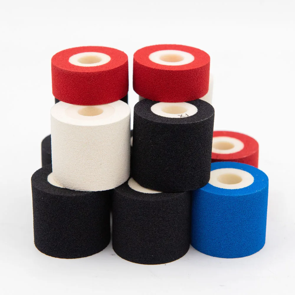 XJ Customizable Size Hot Ink Roller Batch Code Printer Date Printing 36mm X 16mm White Color Dry Ink Roller