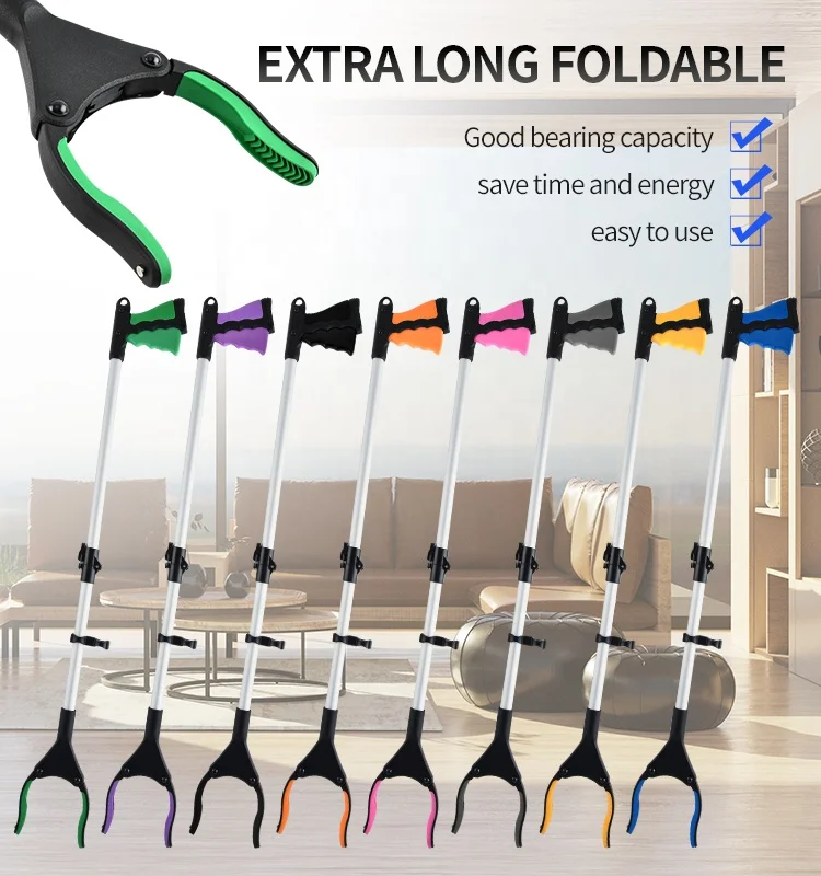 Garbage Forceps Grabber Reacher Tool Outil De Saisie Rubbish Litter Waste Trash Tongs Picker Grabber Tool