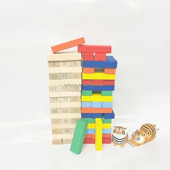 Hot Sale Professional Lower Price Educational Colorful Wooden Kids Stacking Blocks