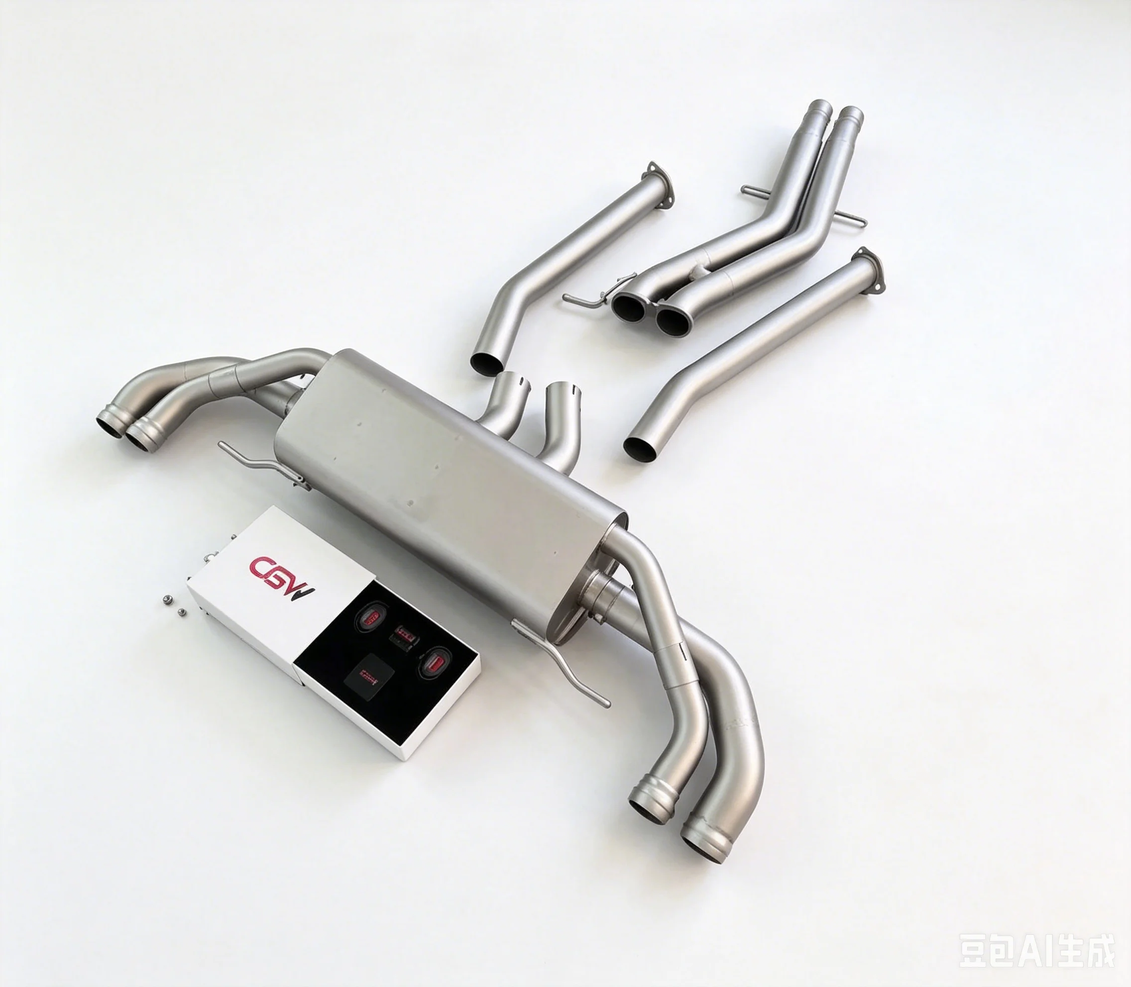 CGW Precise Installation Position High Performance Aggressive Sound Valvetronic Exhaust Muffler Pipes for Bentley Bentayga