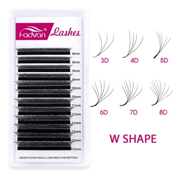 Fadvan 3d 4d 5d 6d W Y Shape Volume Eyelash Extension Individual False 