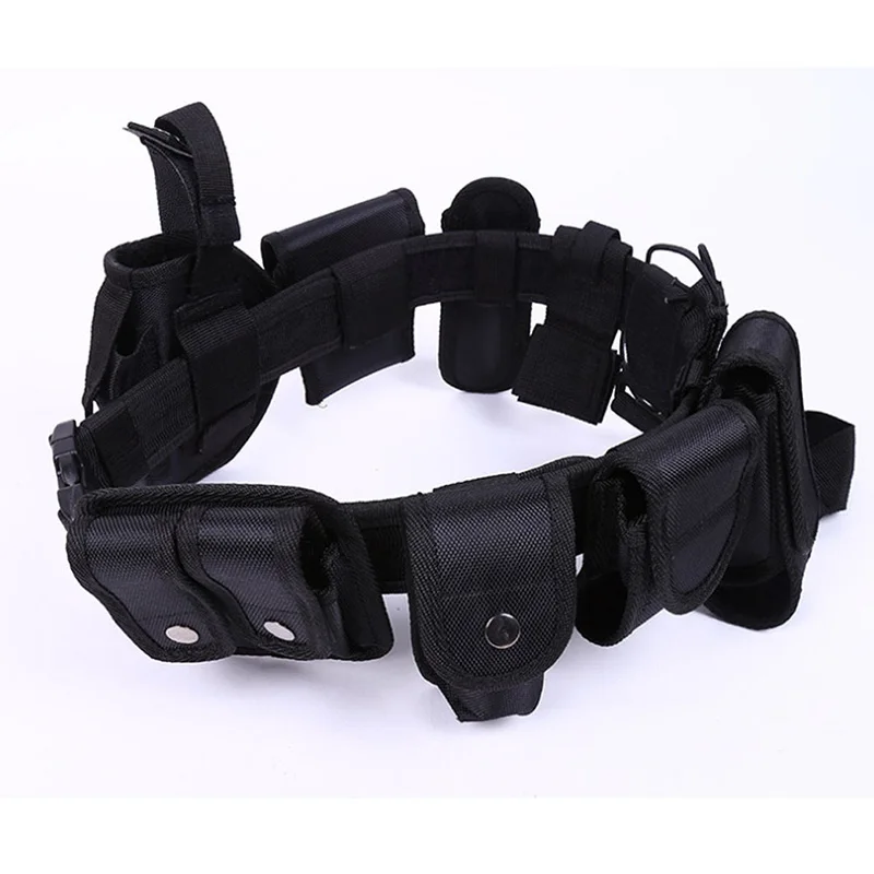 Adjustable Training Durable Nylon Security Belt Patrol Duty Durable Multifunctional Waist Equipment Set