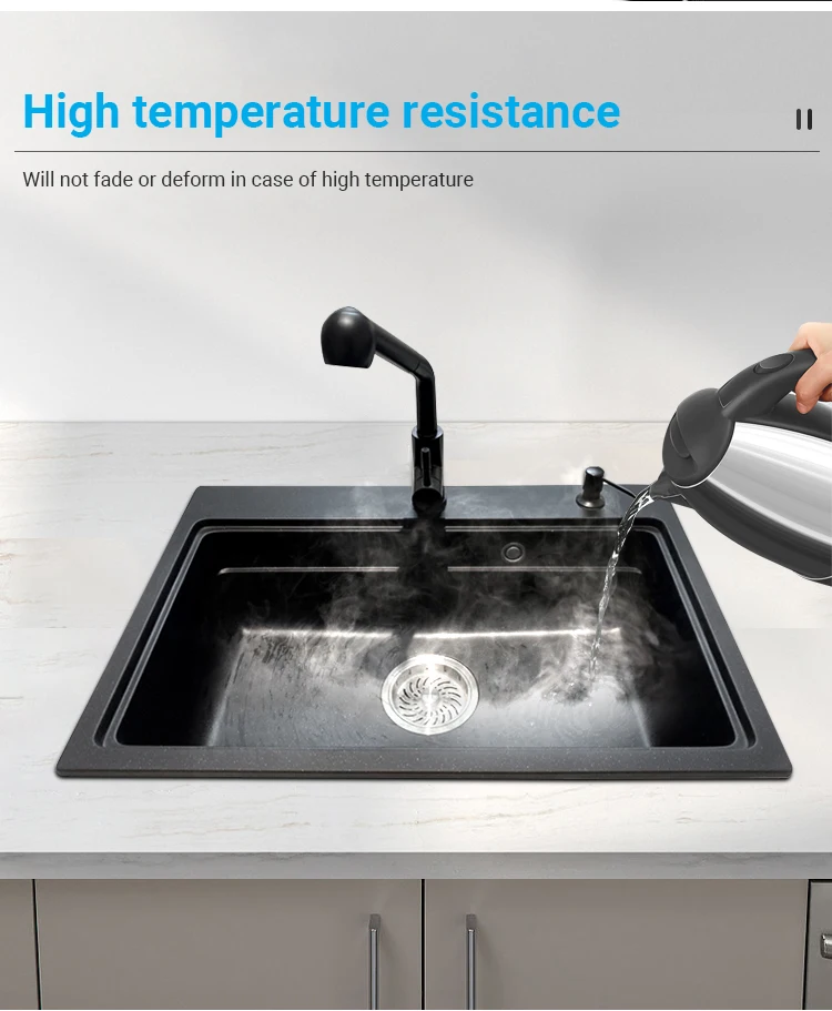 Buy Bavaria Black European Style Artificial Stone Kitchen Sink