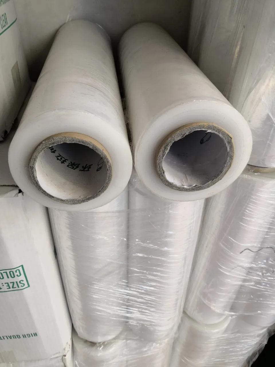 YC Wrapping Film Ldpe Shrink Wrap Plastic Packing Shrink Film Wrap Roll Polyethylene Clear Stretch Film