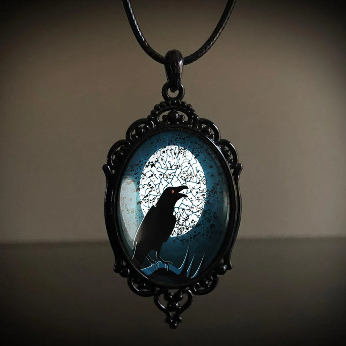 Collana con ciondolo ala di pipistrello vampiro personalà stile punk