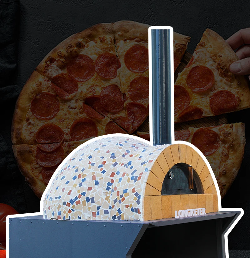 Fireproof pizza oven for sale camping wood burning portable outdoor