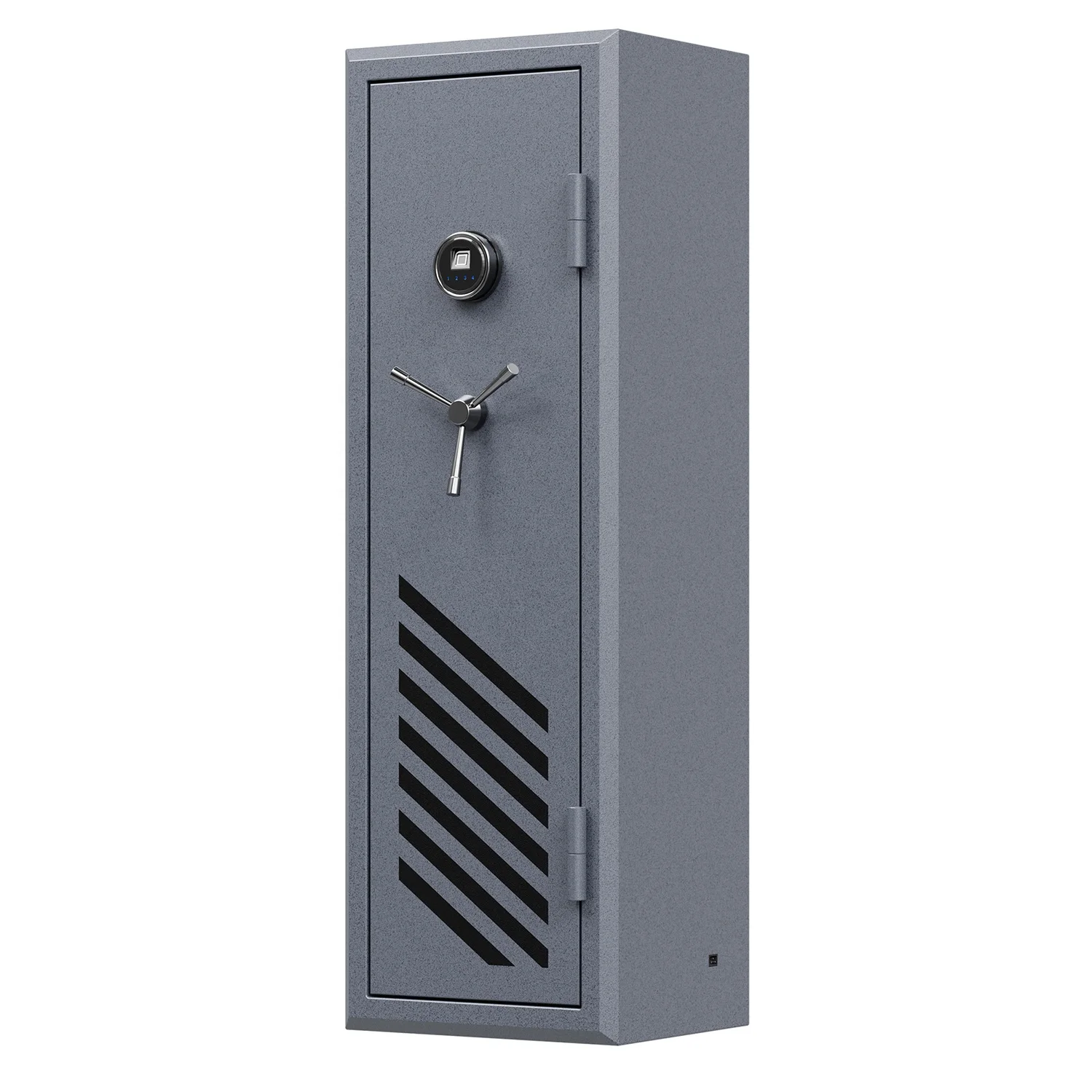 10 Gun Fireproof Fingerprint Safe Box for Long Guns, Vault Safe Grey ...