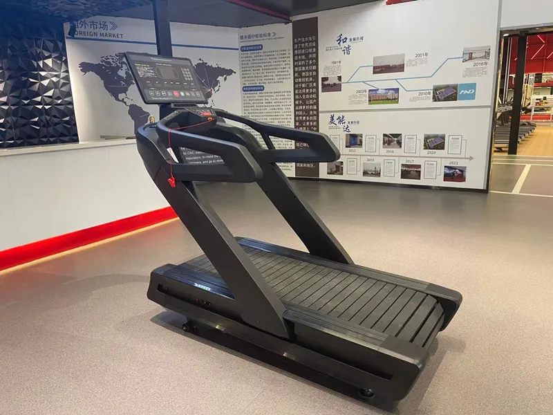 Alpha Runner HIIT Exercise Running Machine Commercial Gym Equipment 2 in 1 Functions Curved Treadmill