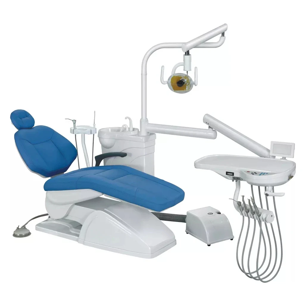Best Sale Economic Cheap Dental Chair with One Dentist Stool