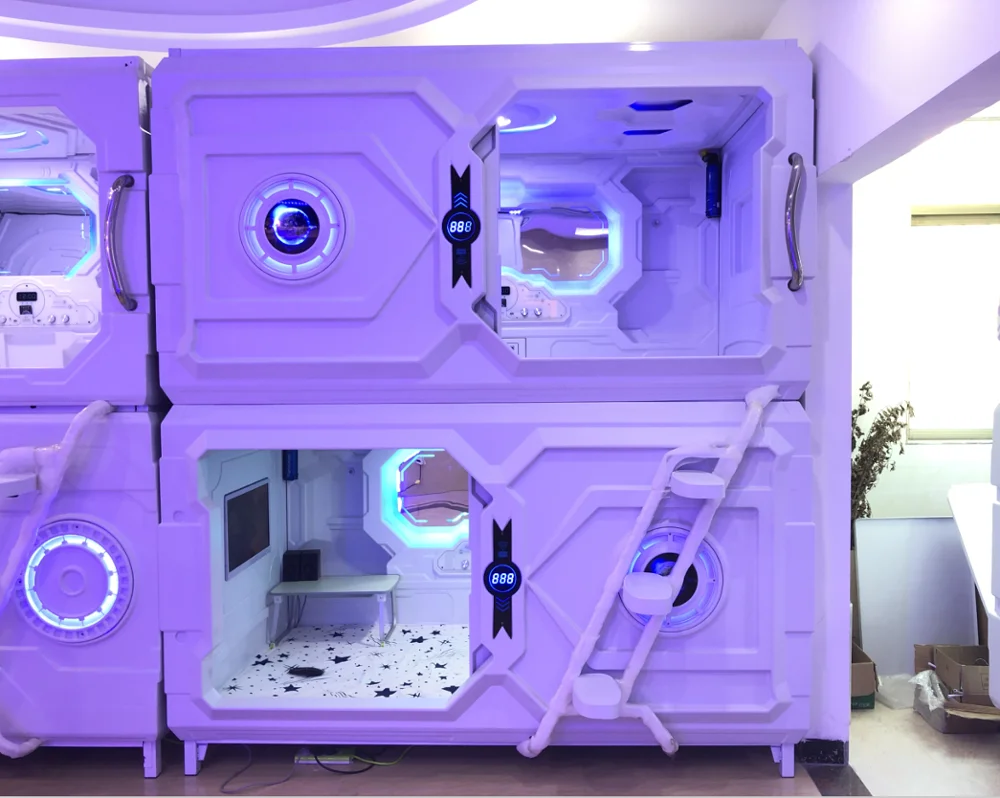 
 Новейшие комплекты WIMI Space Capsule для спальни в отеле, горизонтальная офисная капсула, гостиничная Капсульная кровать, набор для спальни, коробка для отеля  