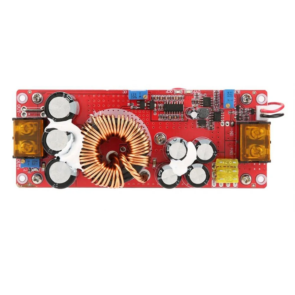 1500W 30A 전압 스텝 업 컨버터 부스트 CC CV 전원 공급 모듈 스텝 업 일정 전류 모듈 DC-DC 10-60V에서  12-90V로| Alibaba.com
