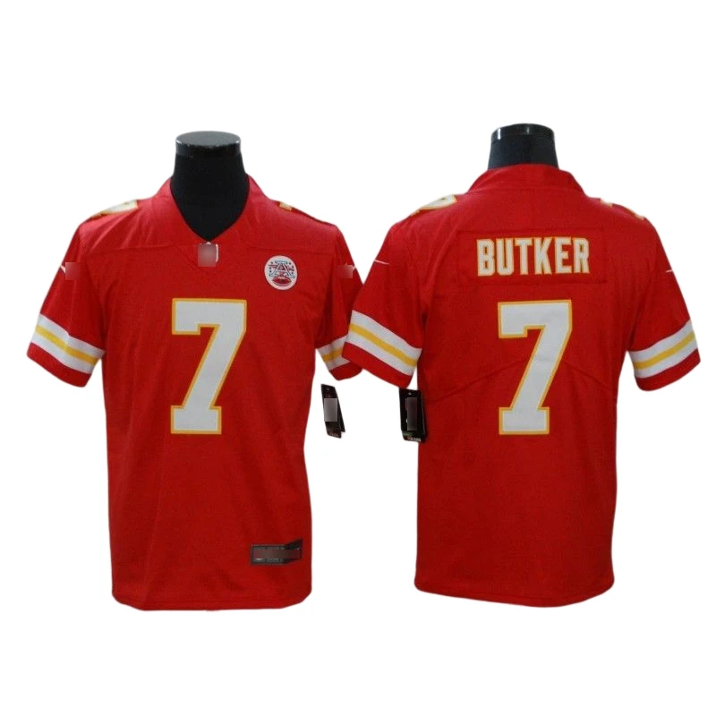 Wholesale Women's 15 Patrick Mahomes 87 Travis Kelce American Football  Jersey Stich S-5xl From m.