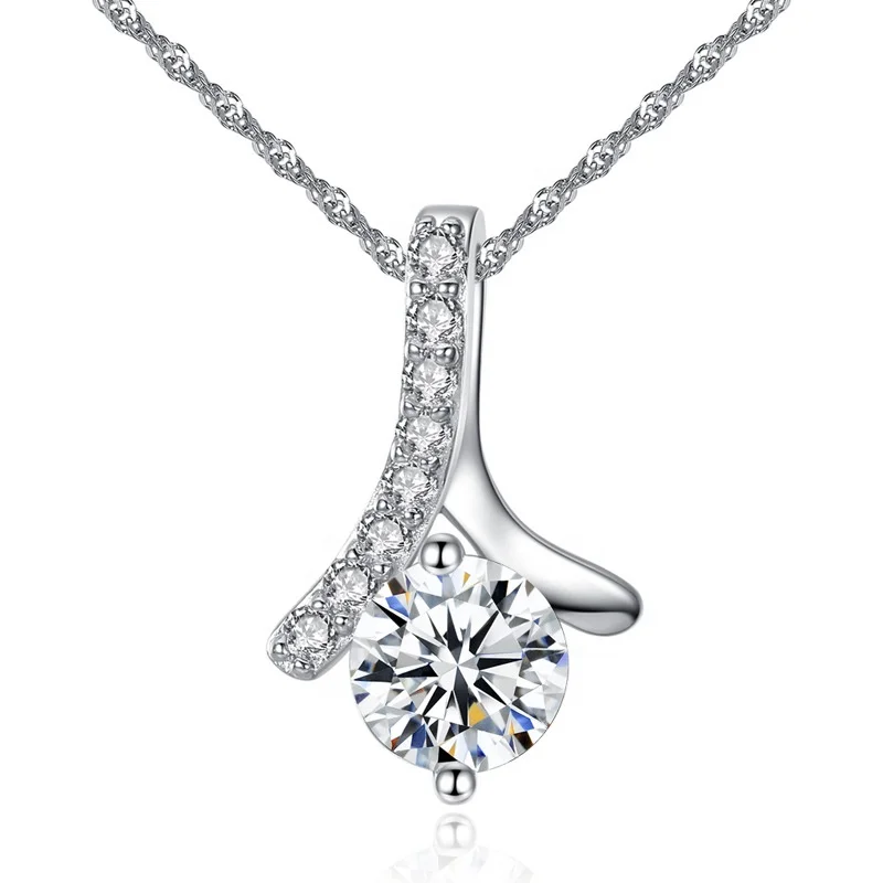 Luxurious White Gold Plate Women Zircon 