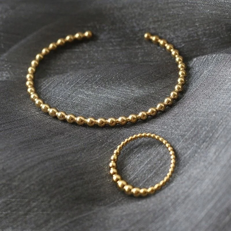 Latest Simple Design 18k Gold Ring Stainless Steel Waterproof Jewelry Cute Rings for Girls
