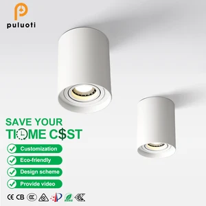 Modern MR16/GU10 LED Spotlights Anti-Glare Aluminum Surface Mounted Down Light for Home Clothing-Innovative Lighting Solution