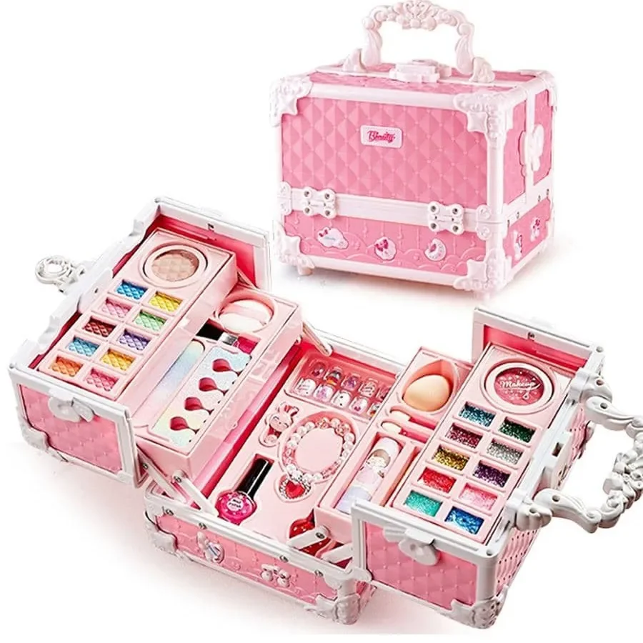 Mozok Kids Makeup Kit for Girl Real Make Up Set Washable Makeup Toy for ...