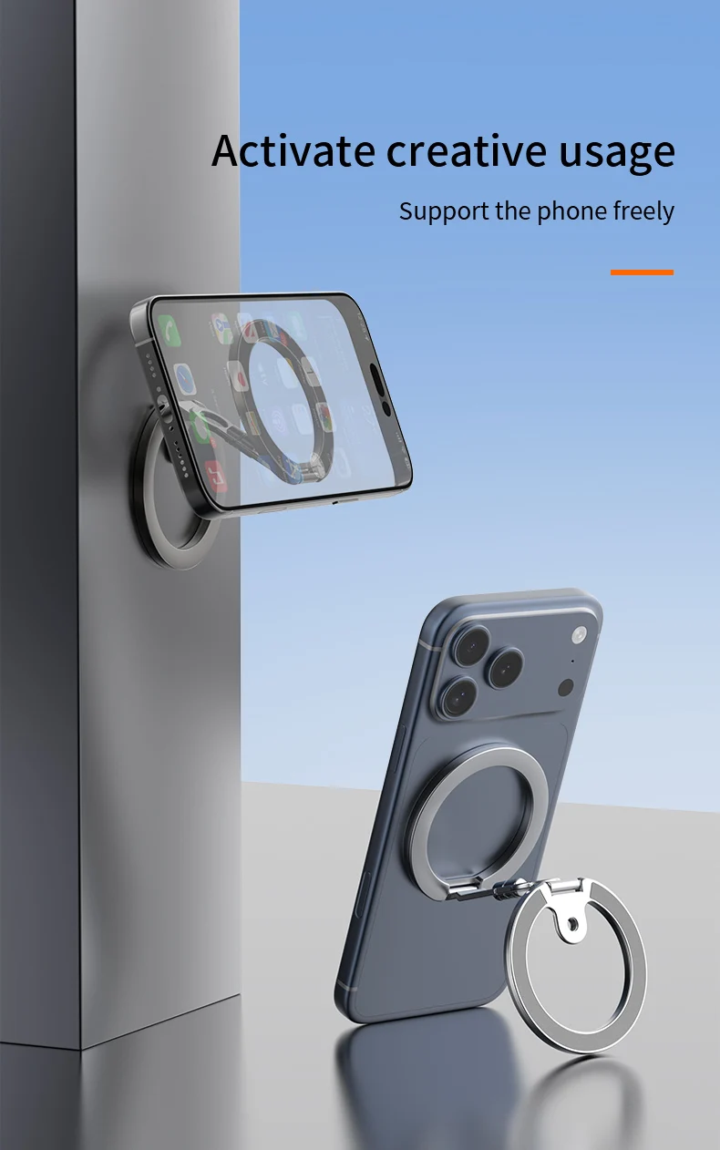 Bendable Magnetic Smartphone Stand Adjustable Height Waterproof Anti Corrosion Desk Holder for Office Home