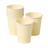 Gobelet en papier 9 oz*10 pièces*Beige