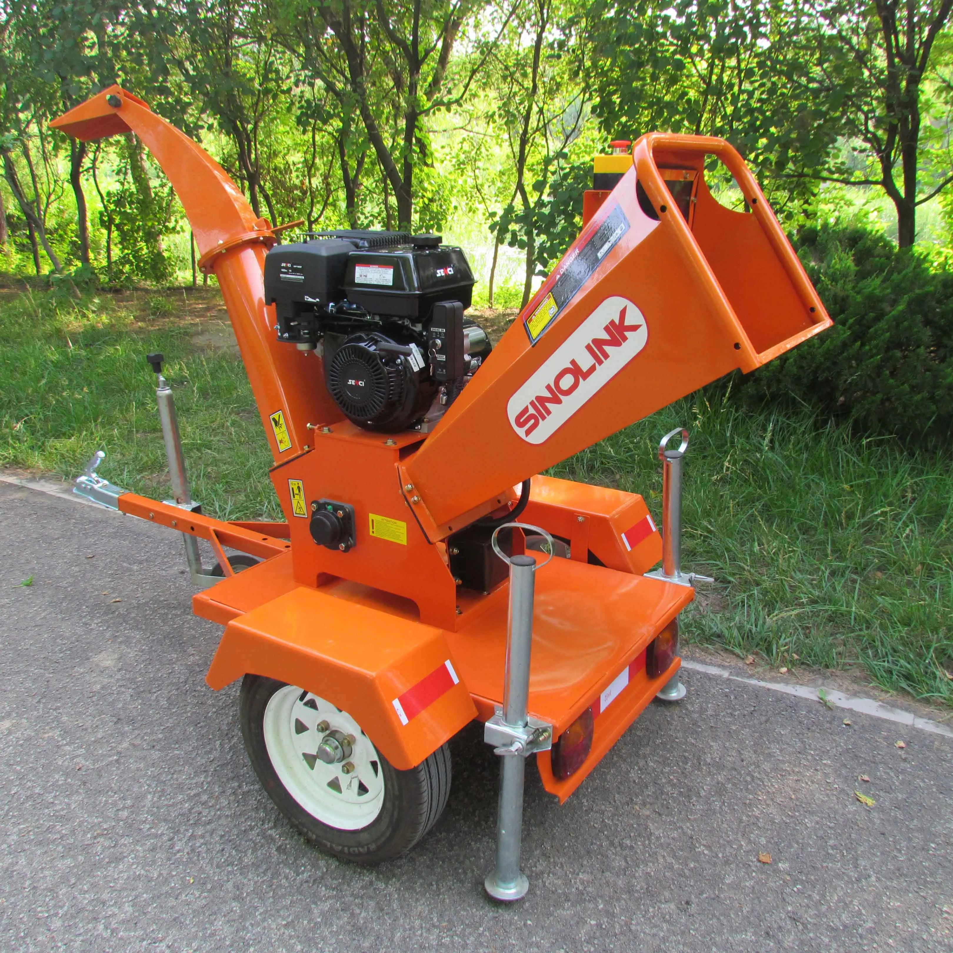 Sinolink Atv Drum Wood Log Chipper For Wood Crushing - Buy Trailer Wood ...