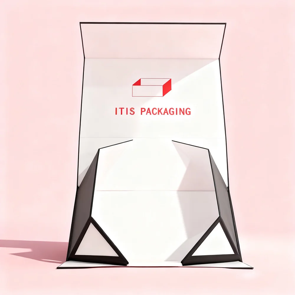 Caja de Embalaje para Altavoz de Lujo | Papel Anti-grasa Ecológico Personalizado | Caja Plegable Magnética Extragranda con Revestimiento Protector