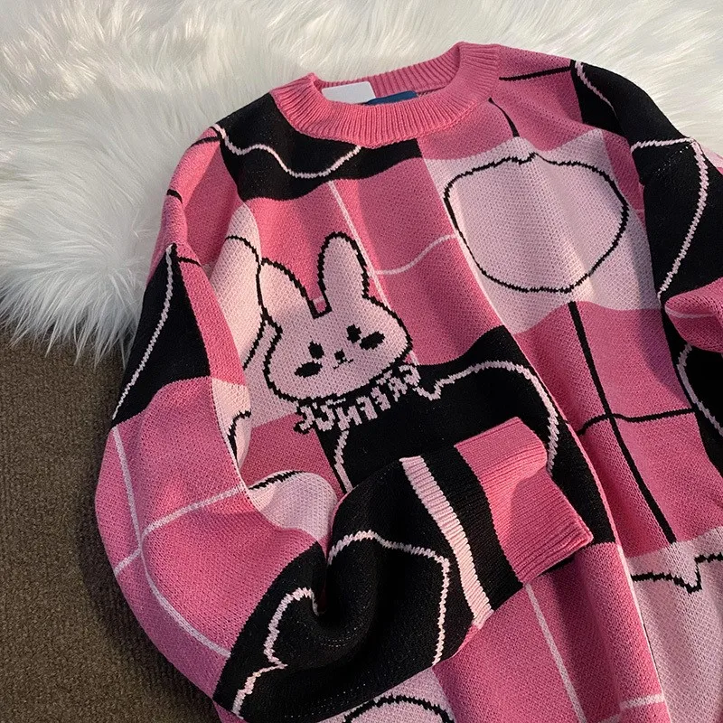 Japanese Vintage Cartoon Knit Harajuku School Y2k High Quality Sweater  Women New Long Sleeve Pullovers Preppy Oversize Jumpers - Buy School Sweater,Y2k  Sweater,High Quality Sweater Product on Alibaba.com
