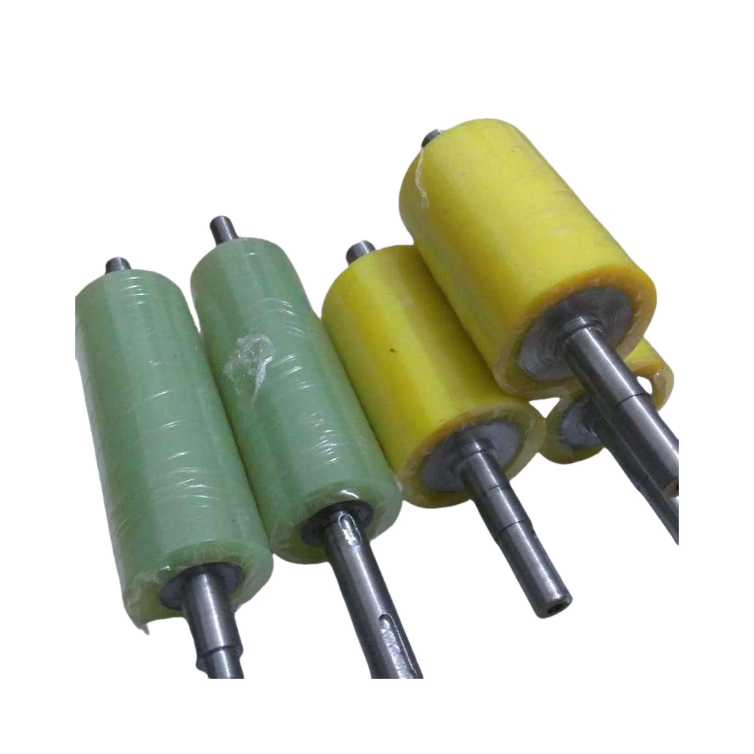 Customization PU Polyurethane Epdm Rubber Printing Roller With Metal Rod  in Stock