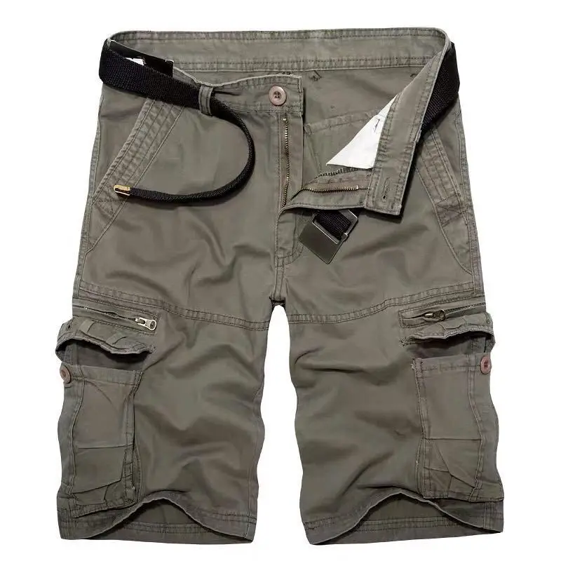 Hochwertige, individuelle Gym-Sommer-Cargo-Shorts für Herren in Übergröße, schwarze Denim-Shorts für Herren in Cargo-Shorts163_voghion.com