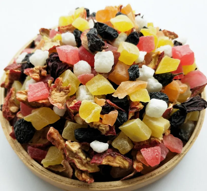 Peach Flavor Dried Fruit Tea Blended Dry Fruits Tea Mix Blueberry