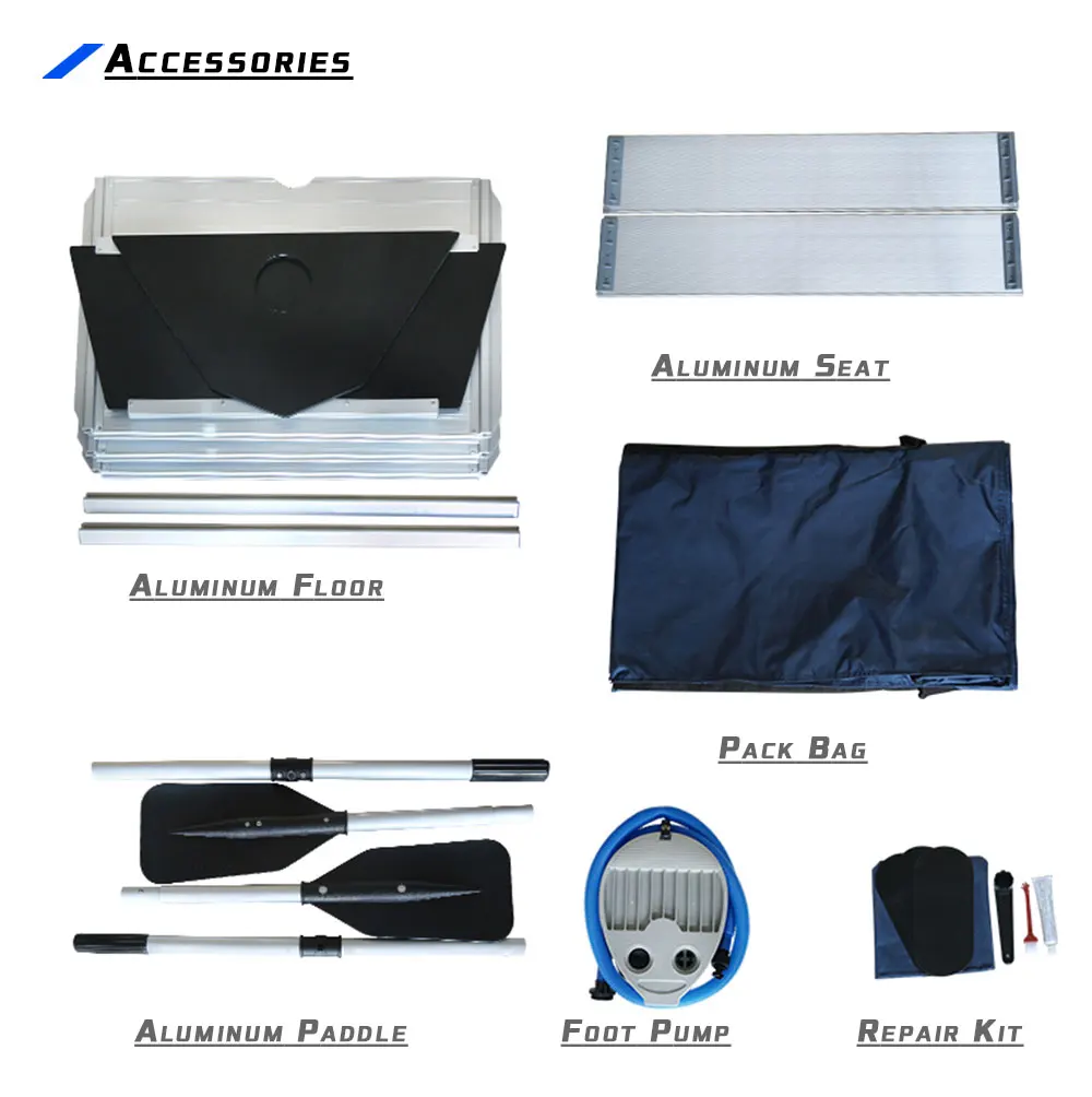 Inflatable Dinghy Rubber Inflatable Boat Fishing With Motor 3.8m 4.2m