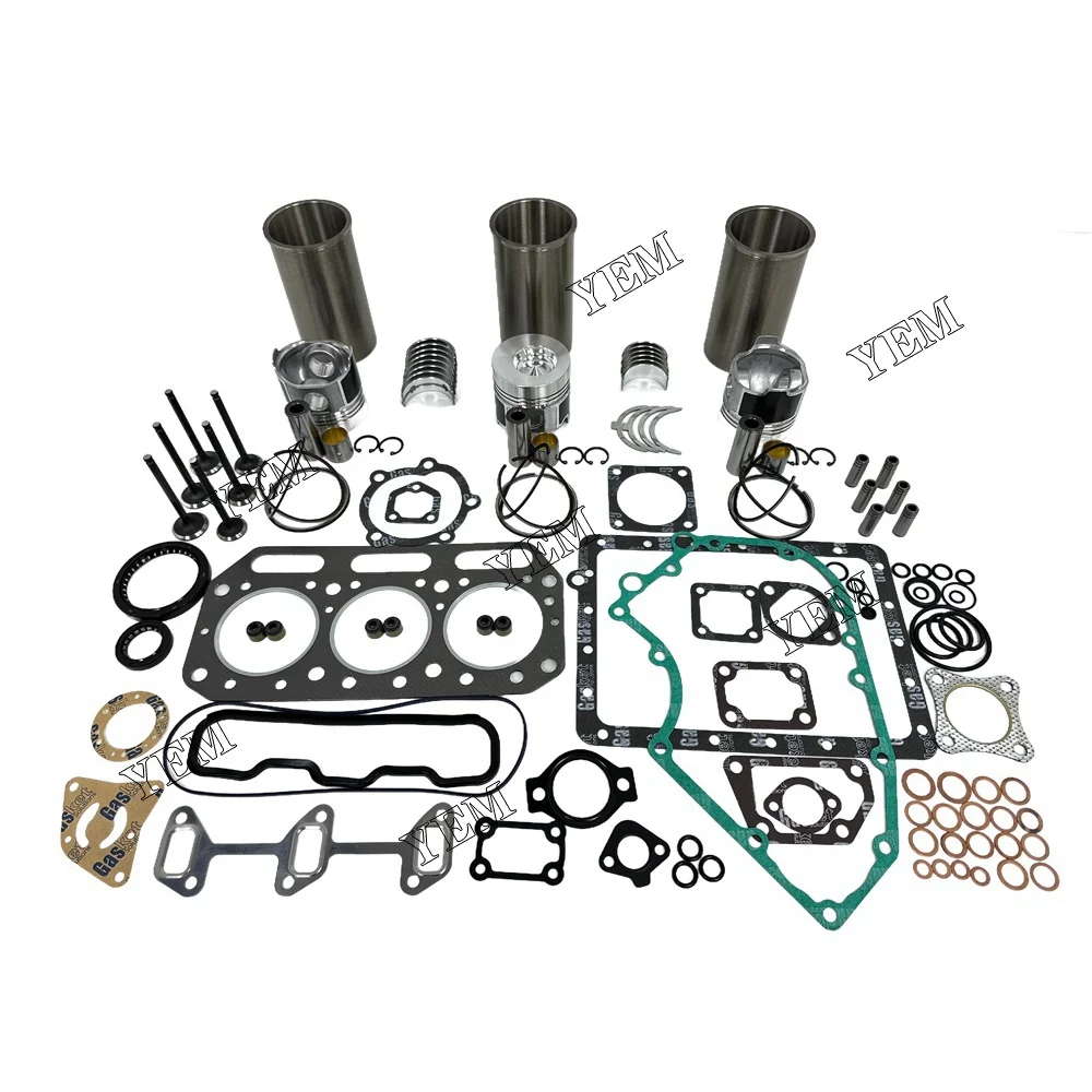 Overhaul Kit With Valves Fit for Yanmar 3T75HLE Engine 6