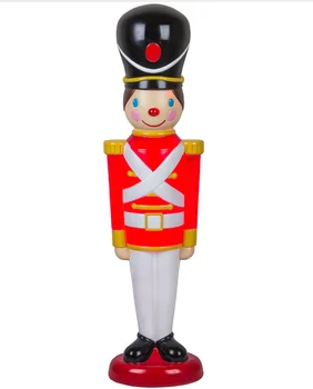 Christmas decoration blow mold plastic large toy soldiers