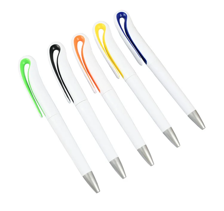 Wholesale Custom Logo Sports Ballpoint Pens Promotional Advertising Pen for Home/Office with DIY Sublimation Decoration Blank