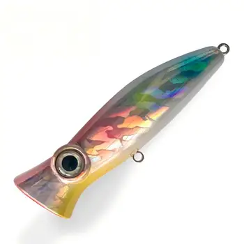 CHEEERY Factory Popper Fishing Hard Lure ABS Material Saltwater River Lake Stream 14g 80mm Artificial Floating Lure – Popper – view 3