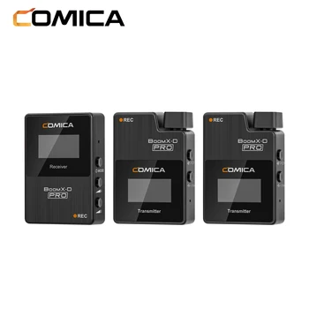 COMICA BoomX-D PRO 2.4G Dual-channel On-board Recording Wireless Microphone Widely Compatible With Camera Camcorder Smartphone