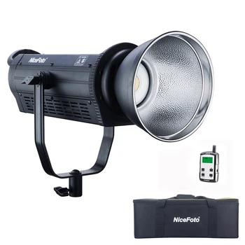 NiceFoto HA-3300A 330W+330W Bi-color LED Video Light Film Light Photographic Equipment Studio Lighting 3200-6500k detail image
